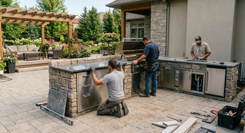 Outdoor Kitchen Construction in North Charleston, SC