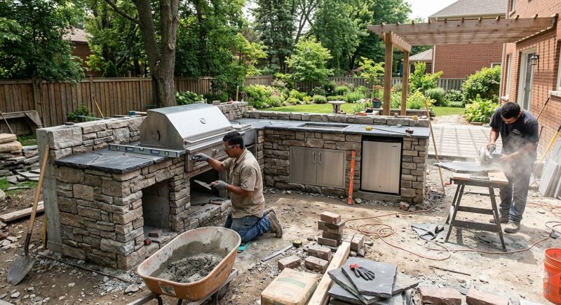 Outdoor Kitchen Installation in Santa Rosa, CA